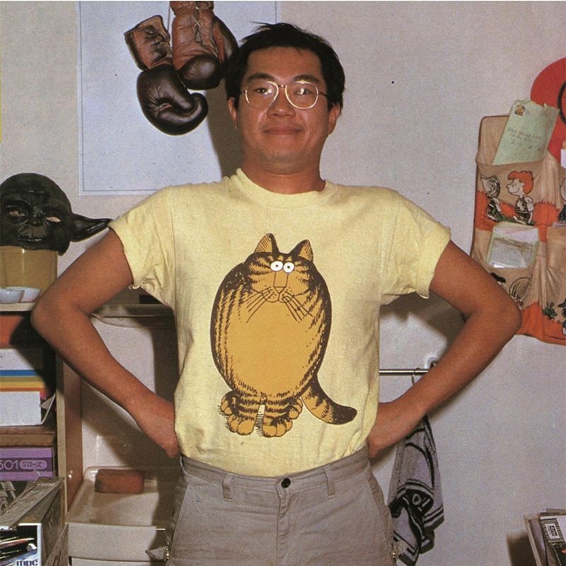 七龍珠鳥山明同款Akira Toriyama龍貓T恤寬鬆潮紀念短袖男女