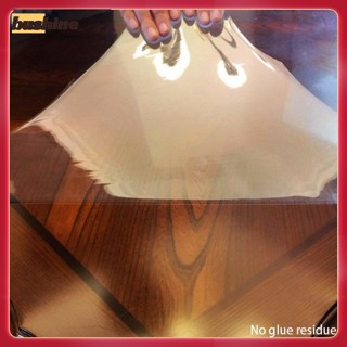 Bushine 2mil 透明家具保護膜耐熱光澤桌面布墊自粘貼紙
