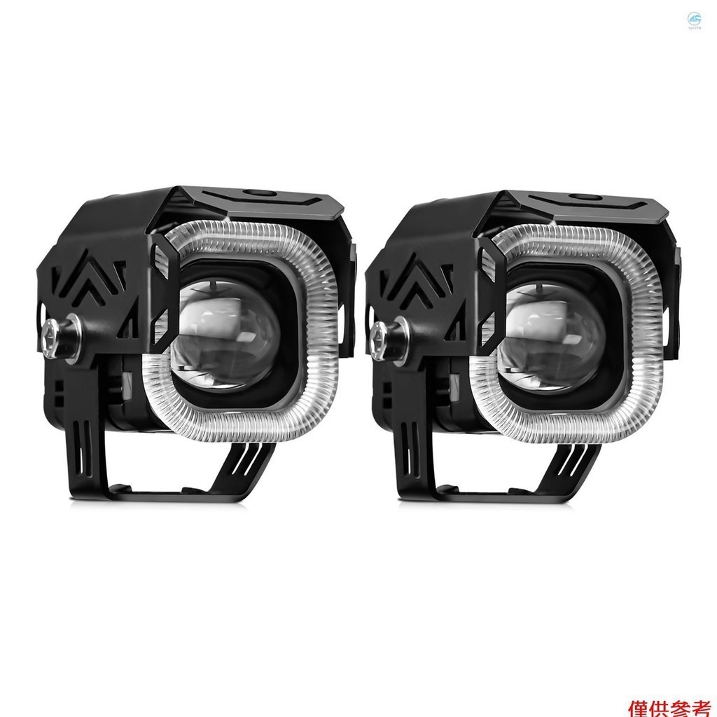 Crtw 摩托車 LED 駕駛霧燈,60W 4000LM 4 種照明模式 LED 輔助燈 IP68 防水兼容拖拉機卡車