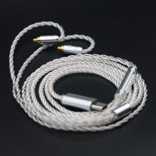 typec介面耳機線 帶麥適用森海ie900 ie600 ie300 ie200 MMCX耳機線