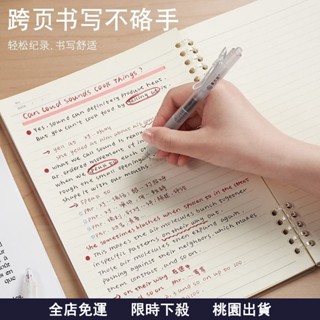 精選🌈活頁夾筆記本 筆記本活頁 可拆卸筆記本 上翻線圈本 加厚筆記本子 加厚記事本 學生筆記 不硌手活頁本 PSXM