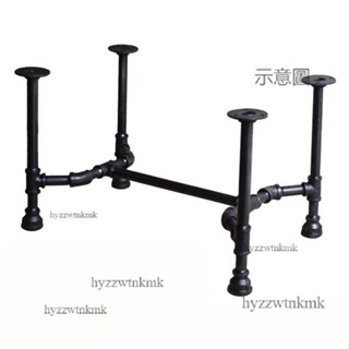 附發票🔸桌腳 辦公桌腿 金屬桌腿 吧檯支架 鐵藝桌架 工業風格鐵水管桌腳大理石快餐桌腿吧檯茶几桌腿 訂製 支架復古