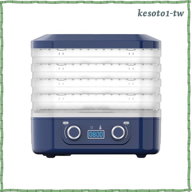 [KesotoaaTW] 電動食品烘乾機 5 層廚房水果乾菜蔬菜烘乾機