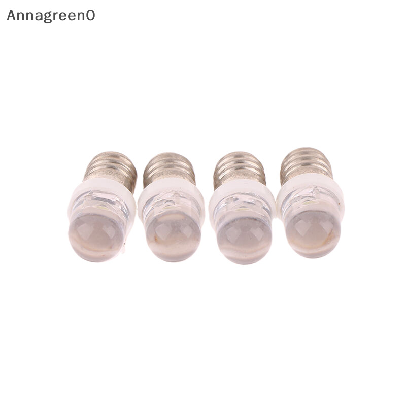 Anna 5Pcs E10 Led Bulb E10 DC 3V 6V 12V 24V 儀表燈泡 E10 指示燈燈泡老式