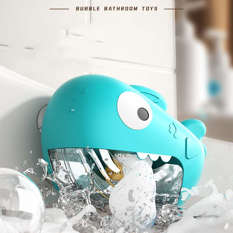 青蛙蟹泡泡機玩具兒童浴室洗澡電動音樂恐龍