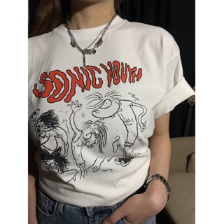 Pii 22SS Sonic Youth White T-Shirt 音速青年白T恤 美式T