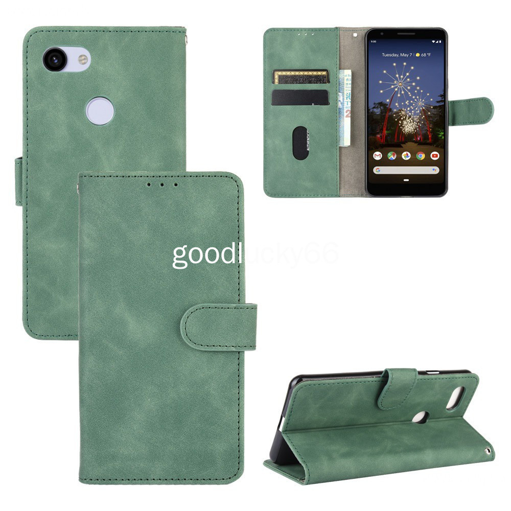 谷歌 Google Pixel 3A XL / Pixel3A  翻蓋皮套膚感保護套插卡全包手機殼