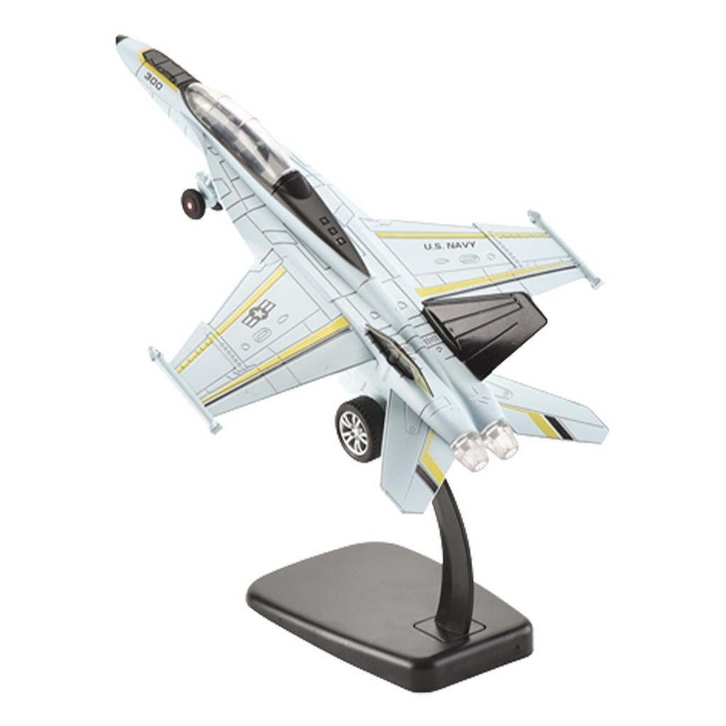 【WhbadguyojTW】壓鑄1/100 F18戰鬥機模型飛機模型航空紀念家居裝飾桌面裝飾飛機模型書架客廳家居
