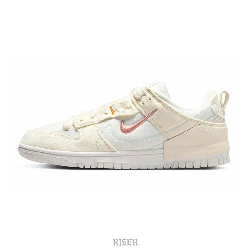 NIKE Dunk Low Disrupt 2 粉紅 復古 板鞋 米色 海鹽白 DH4402-100