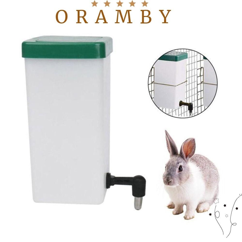 ORAMBEAUTY自動飲水器,塑料分配器容器兔子飲酒者,有用供料籠式飲水器給水器農場