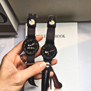 小雛菊手錶ins風 GD同款學生韓版簡約帆布帶腕錶創意情侶閨蜜手錶