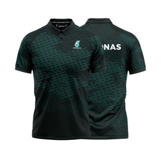 Petronas Tessellation Polo 衫 T 恤 Baju 超細纖維 Jersi 球衣昇華 T 恤球衣