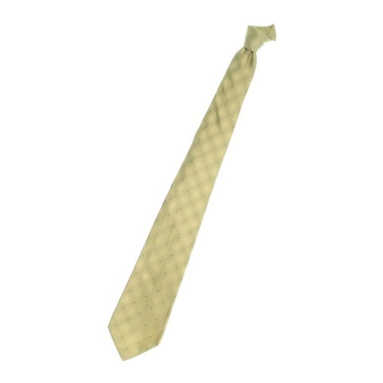 Kiton領帶男性 滿版 棕 系 綠色 黃色 日本直送 二手