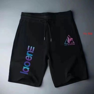 YLIE 短褲 運動褲 短褲男 涼感褲 棉褲 短褲男 五分褲 夏季薄款純棉休閒褲潮流寬鬆跑步運動褲 棉短褲 大尺碼短袖
