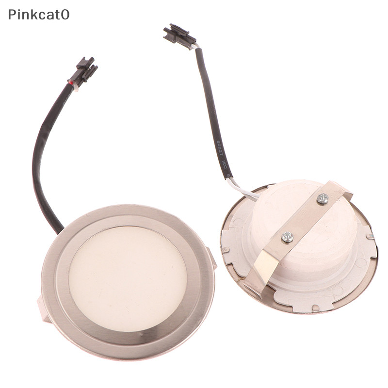 Pinkcat0 2 件式 70 毫米抽油煙機燈 LED 燈泡 12V DC 1.5W 廚房炊具燈燈櫥櫃壁櫥櫥櫃燈節能