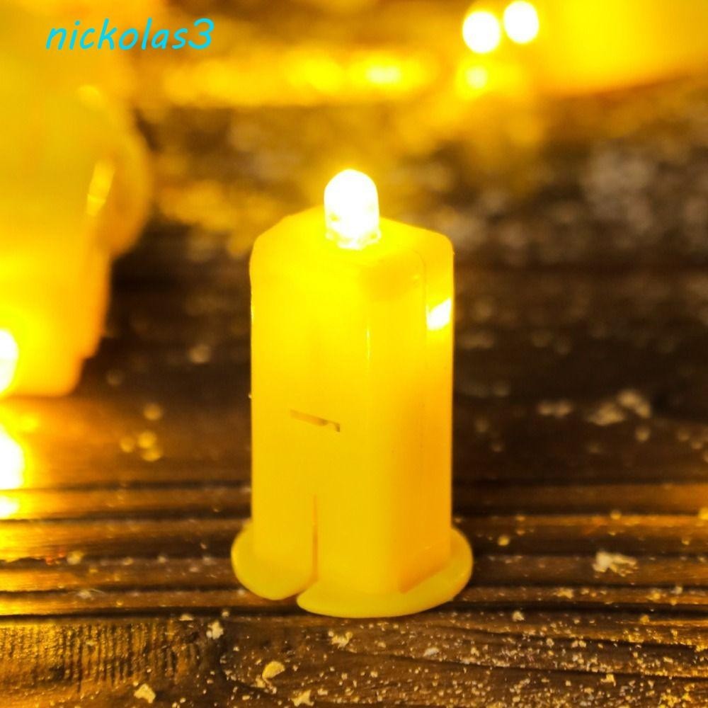 NICKOLAS10pcs燈籠LED燈芯,電子燈內置燈燈籠燈,DIY材料微型黃色燈芯燈節日