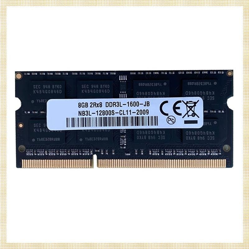 (S Q J Z)DDR3 8GB 筆記本電腦 Ram 內存 1600Mhz PC3-12800 1.35V 204 針