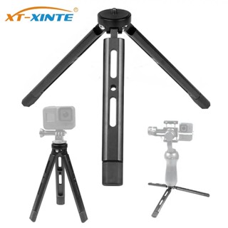 Xt-xinte 迷你三腳架,帶 1/4 3/8 M10 螺絲智慧手機視頻三腳架支架手柄,適用於數碼單反相機,相容 Go