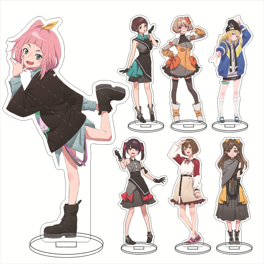 夜晚的水母不會游泳 亞克力擺件 光月真晝 山之內花音亞克力擺件 16cm