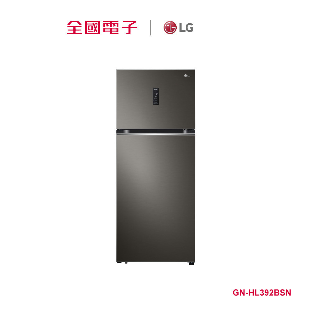 LG  395L 變頻雙門冰箱  GN-HL392BSN 【全國電子】