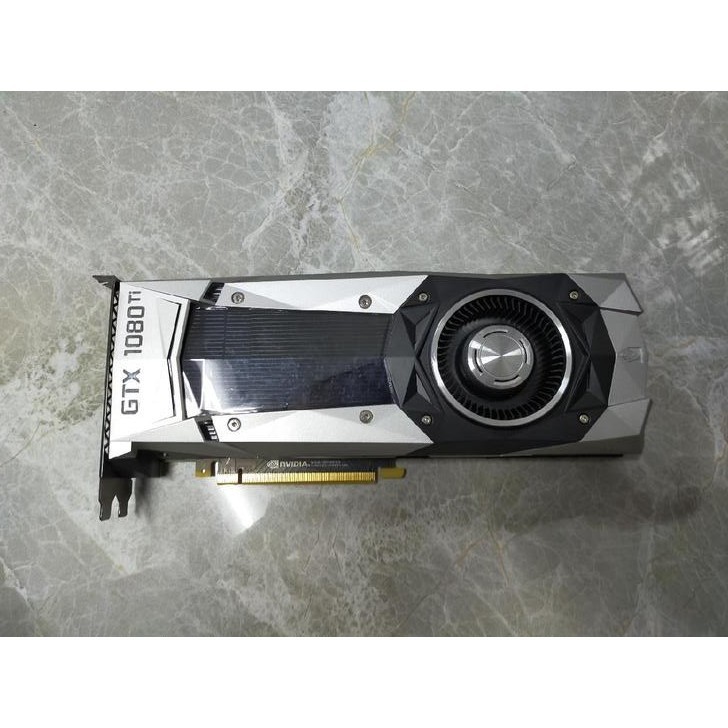 【關注立減】純公版gtx1080ti 11G 拆機 9.5成新 信仰燈 吃雞顯卡 科學運算