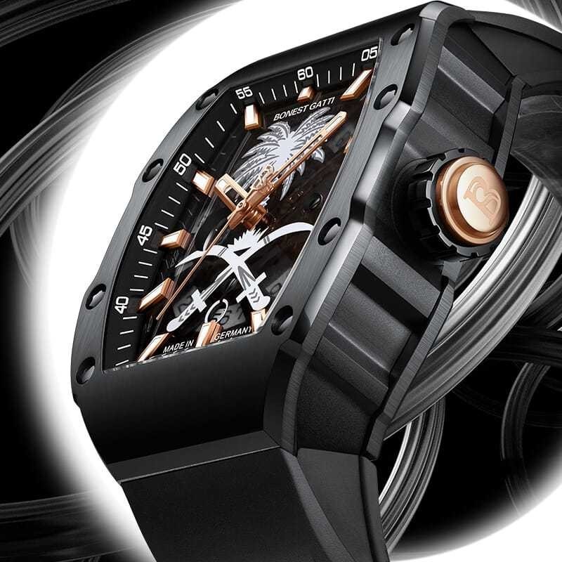 頂級版原裝正品特價2024年新款德國布加迪手錶男士全自動機械錶鏤空理查德夜光潮米勒
