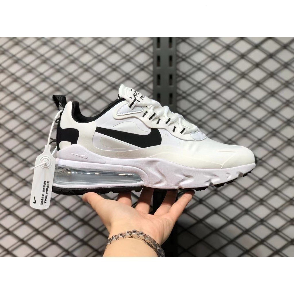 Readystock NK Air Max 270 react 白/黑 CT1264-102 運動鞋新款促銷跑鞋