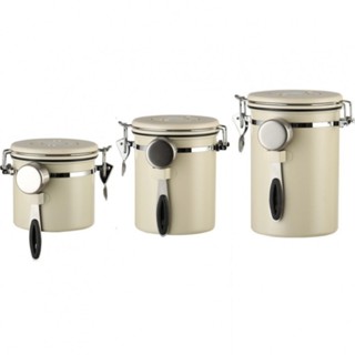 不銹鋼密封罐咖啡罐存儲日期跟踪器 - 用於豆茶