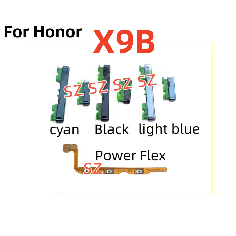 適用於華為 Honor X9 電源開/關開關按鈕側鍵音量調高調低排線的新電源音量按鈕 Flex