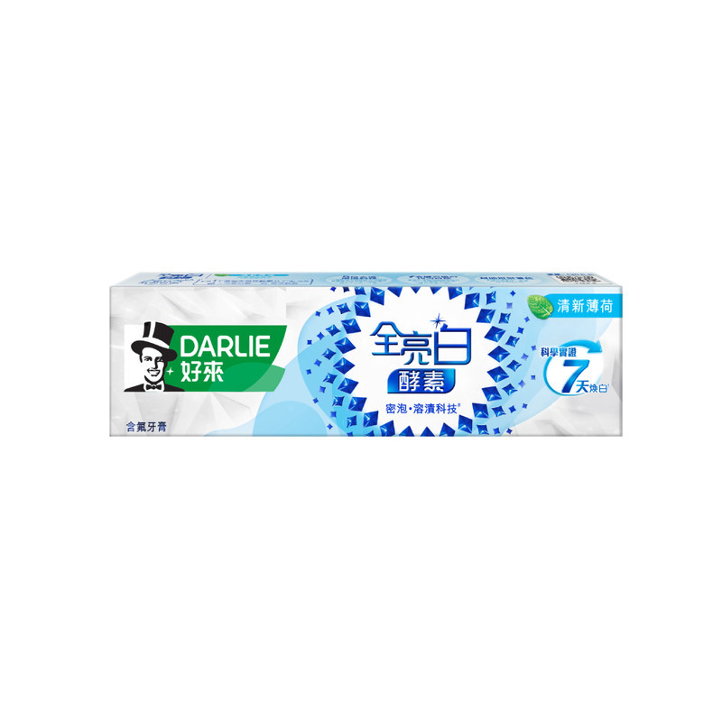 DARLIE 好來全亮白極緻酵素清新薄荷牙膏120g(包裝隨機)