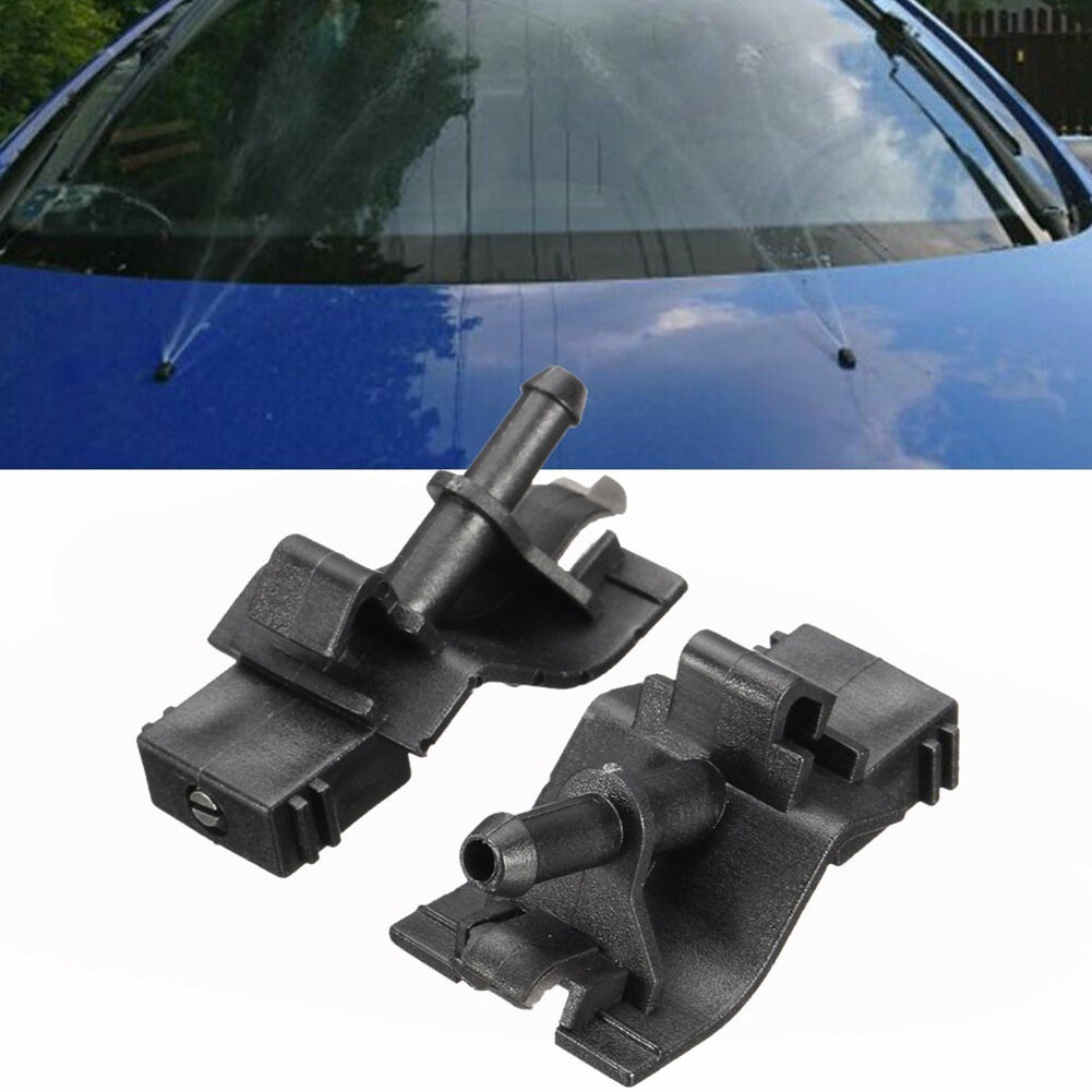 汽車配件❤️2 件裝前擋風玻璃雨刮器清洗噴嘴適用於卡羅拉 RAV4 2005-2013