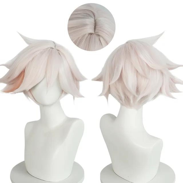 Angel Dust地獄客棧安吉爾·德斯特cosplay假髮挑染短髮需造型