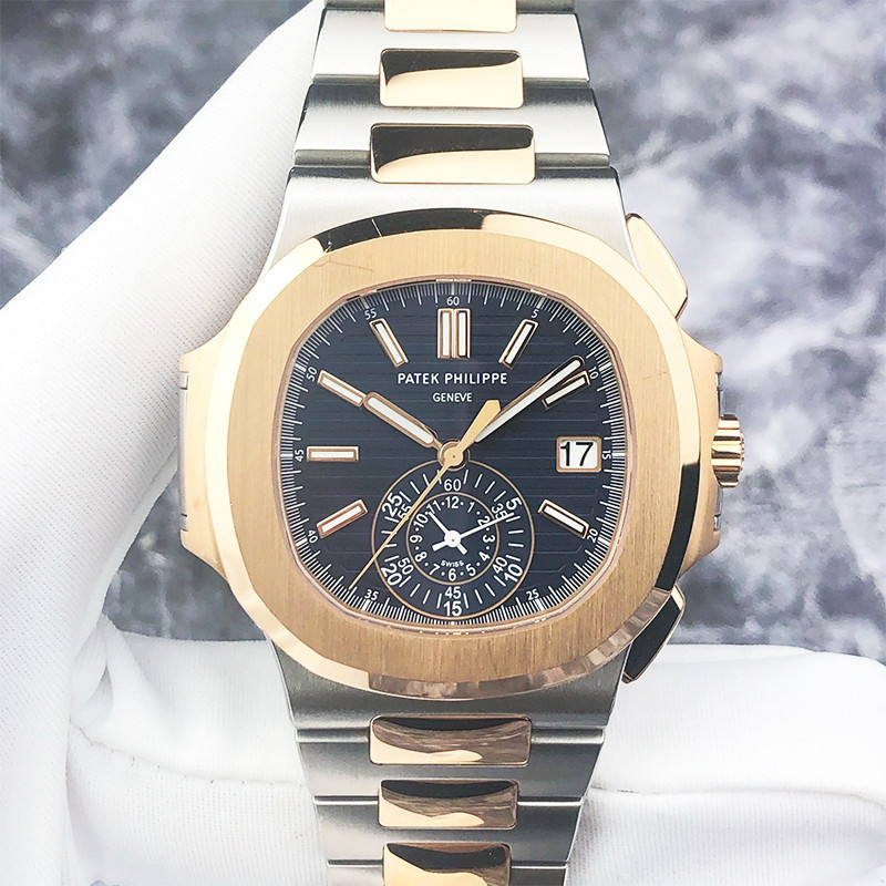 [B.D] Patek's Watch  運動系列5980鸚鵡螺藍色漸變錶盤間金而且計時
