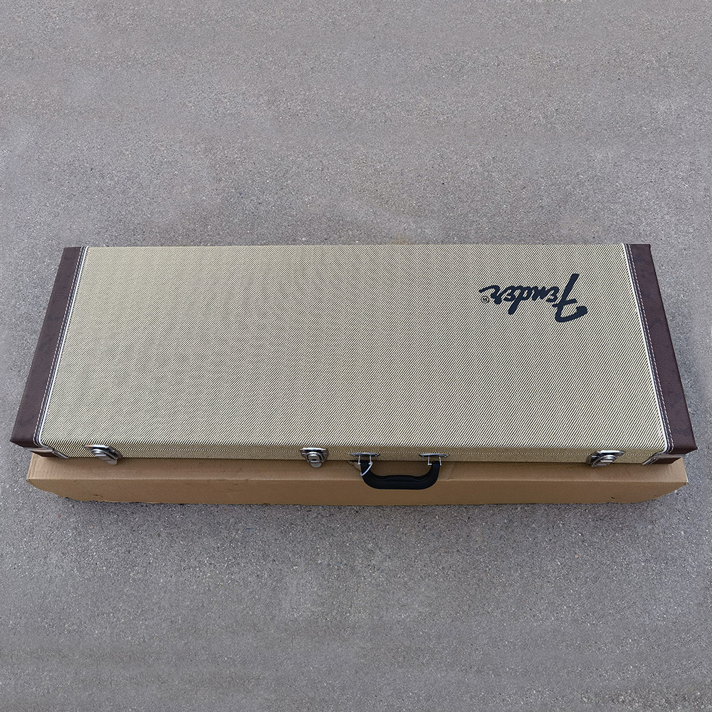 Gibson/Epiphone/Fender用ST/TELE/LP電吉他方形琴盒 黃條紋琴箱