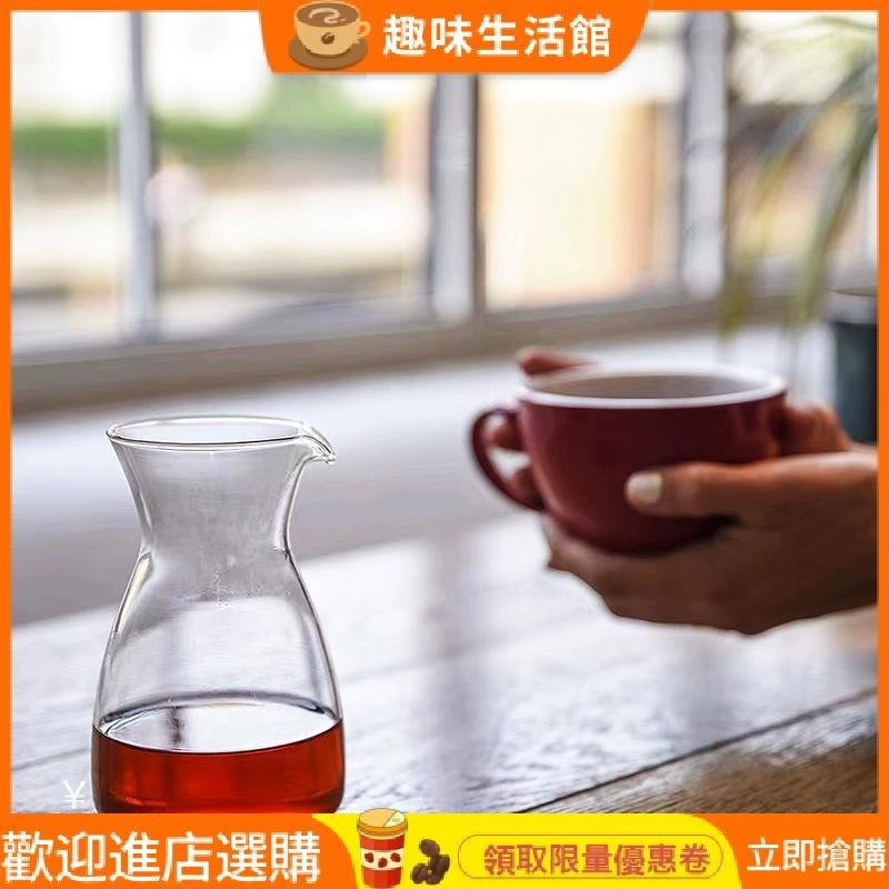 【品質現貨】咖啡配件 咖啡用品 HARIO日本進口分享熱酒壺壺耐熱玻璃手衝咖啡公道杯燒杯日式GT-2T