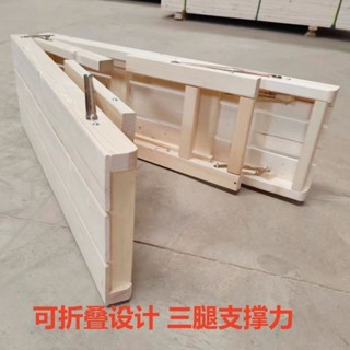 【可折疊設計】實木拼接床加寬床架子拼床擴寬松木小床可睡兒童單人床加寬側邊