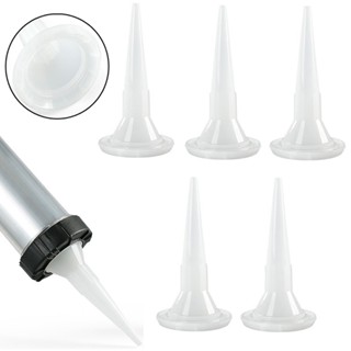 [DELA] 5pcs 結構膠噴嘴塑膠通用填縫噴嘴玻璃膠尖嘴