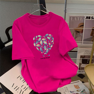 衣時尚 大碼上衣 印花T卹 S-3XL 字母上衣 寬鬆T 新款韓版洋氣百搭寬鬆遮肚上衣-679.