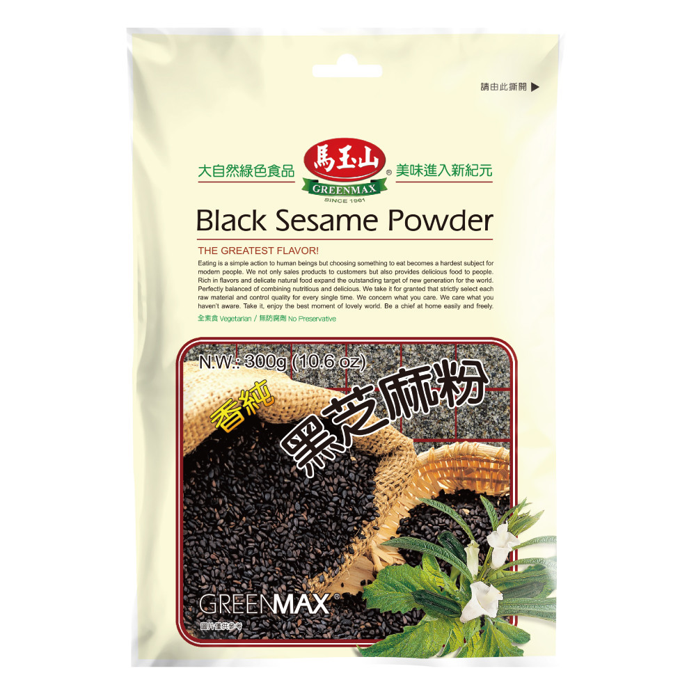 【馬玉山】黑豆粉300g（包）