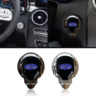 福特野馬領地 Ecosport Everest Kuga Explorer 的汽車一號啟動停止按鈕啟動開關發動機按鈕蓋