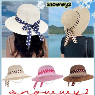 SNOWWY2沙灘帽,可折疊透氣漁夫帽子,遮陽帽紫外線保護草帽蝴蝶結巴拿馬遮陽帽春夏