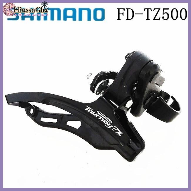 Lo SHIMANO Tourney FD-TZ500 6/7 速山地自行車自行車前變速器全新 FD-TZ30 黑色