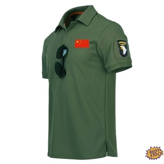 【Ready Stock】❀ Baju Polo T Shirt Tactical camouflage POLO衫特種