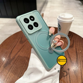360°旋轉磁吸支架 膚感防指紋 適用 小米 14 Pro 手機殼 POCO X7 Pro 紅米 Note 14 保護殼