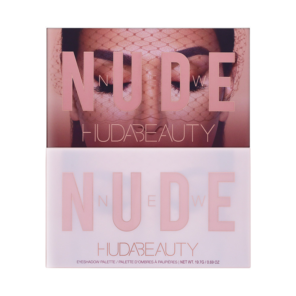 HUDA BEAUTY 沙漠玫瑰18色眼影盤 19.7g #New Nude-平輸
