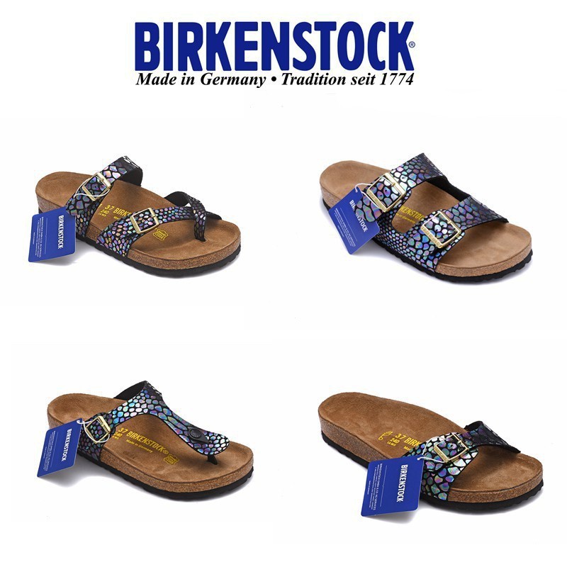 BIRKENSTOCK 【德國製造】勃肯涼鞋彩色涼鞋女沙灘鞋