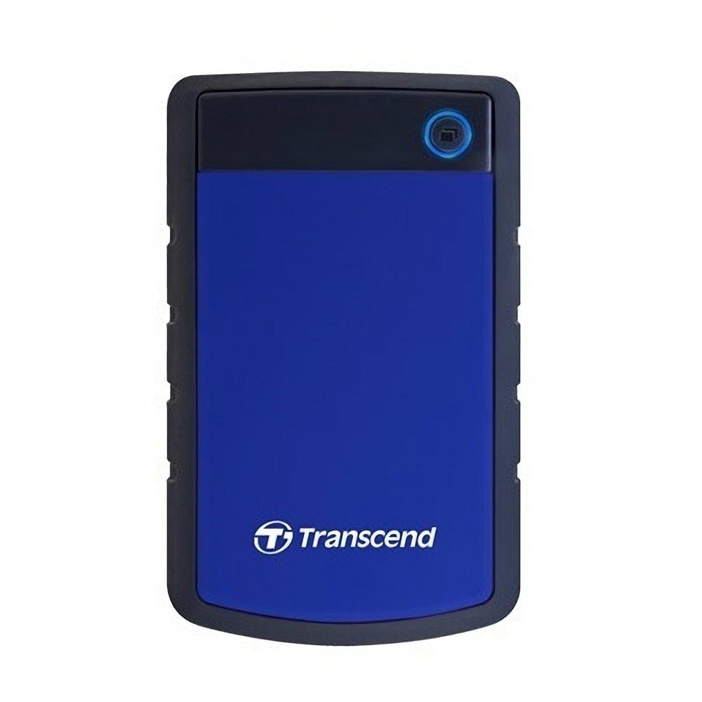 【Transcend 創見】2T SJ25H3B USB3.0 軍規防震硬碟 藍