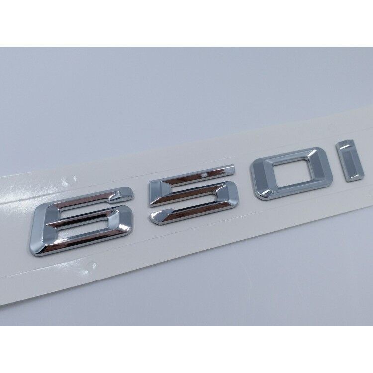 BMW 2020 新升級適用於寶馬 6 系列 630i 640i 650i 645i 後行李箱尾蓋編號刻字貼花汽車徽章標