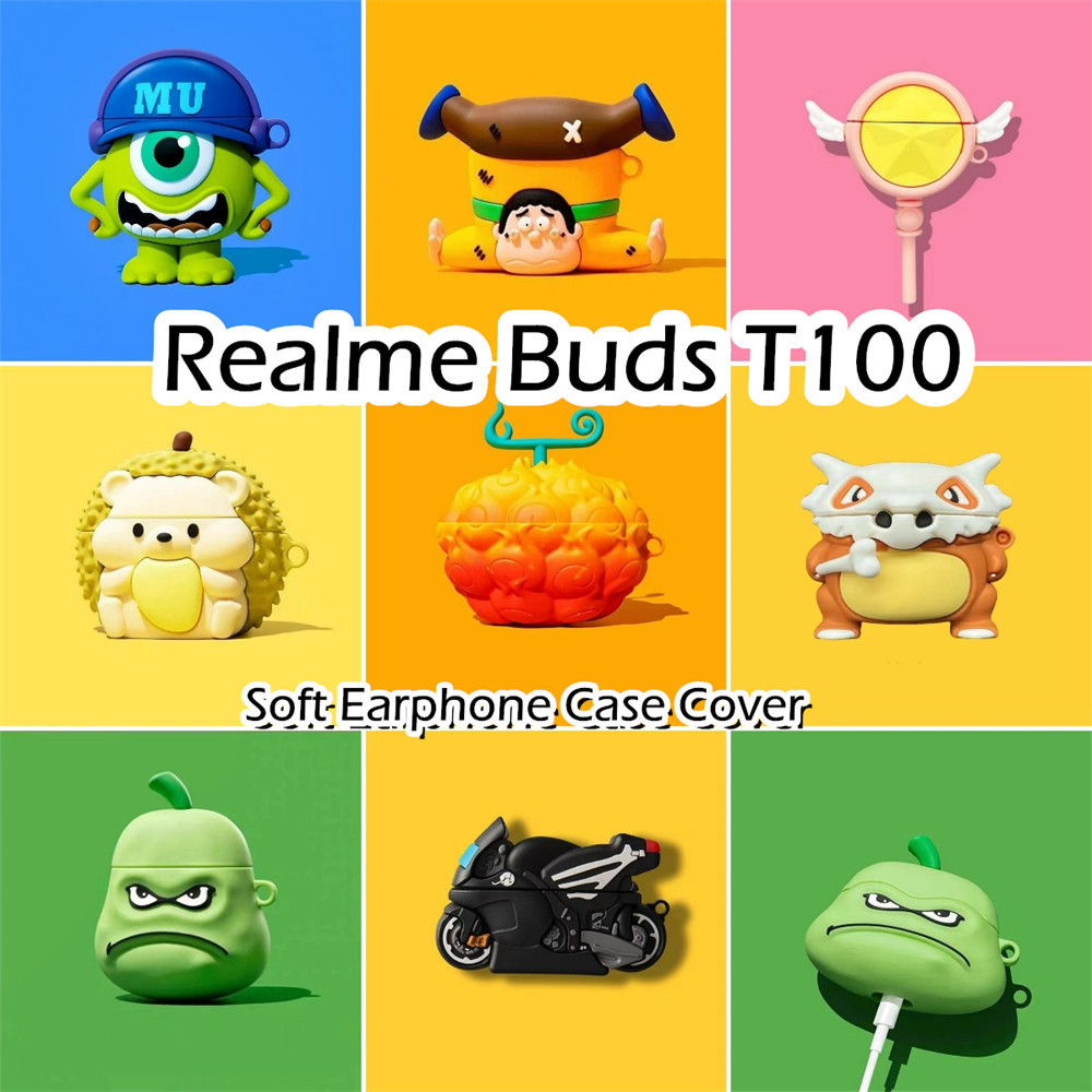 [imamura] For Realme Buds T100 Case 動漫卡通造型軟矽膠耳機套 NO.3