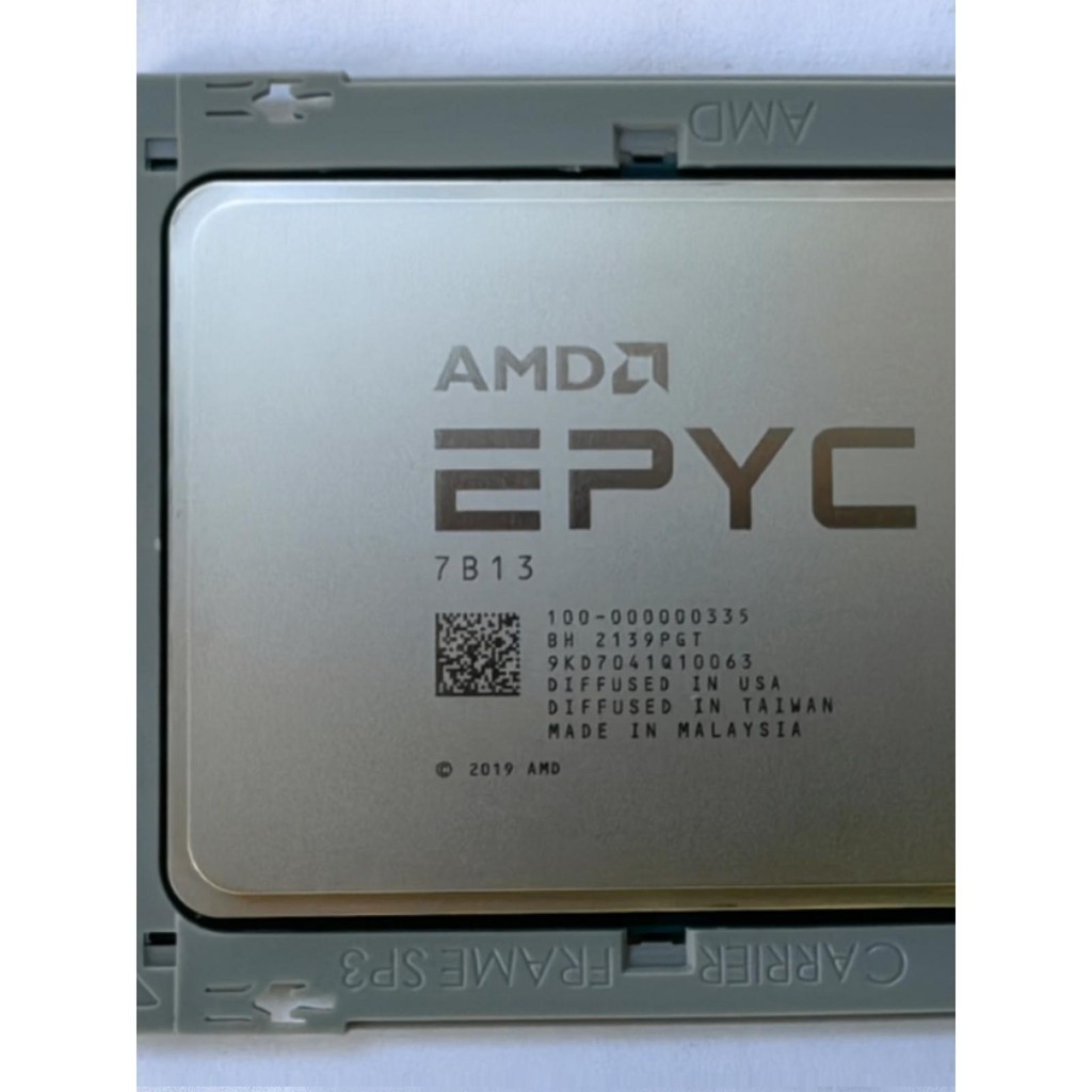 【現貨 優選品質】全新AMD EPYC 7542/7R32/7K62/7B12/7J13/7763霄龍 羅馬服務器CPU